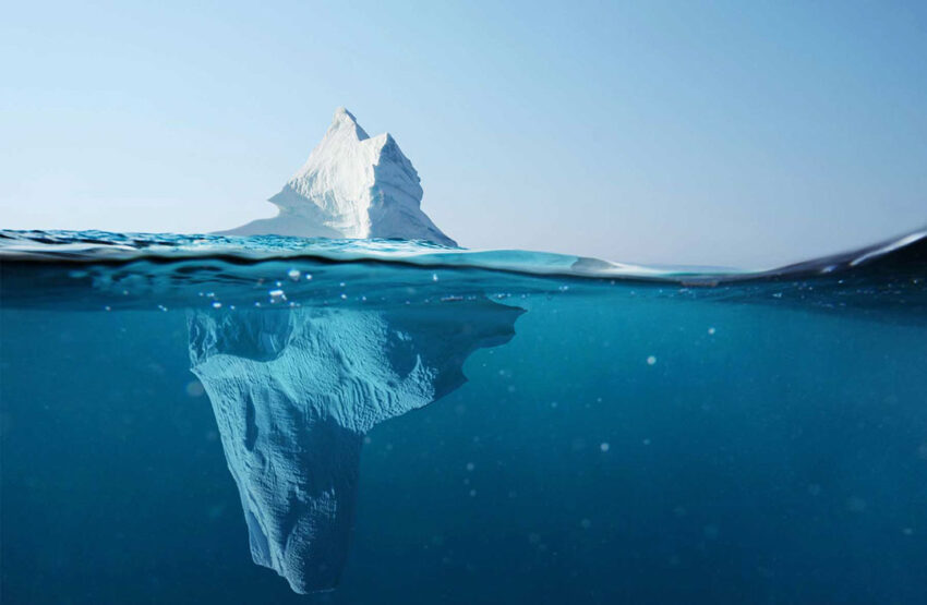 la metafora del iceberg