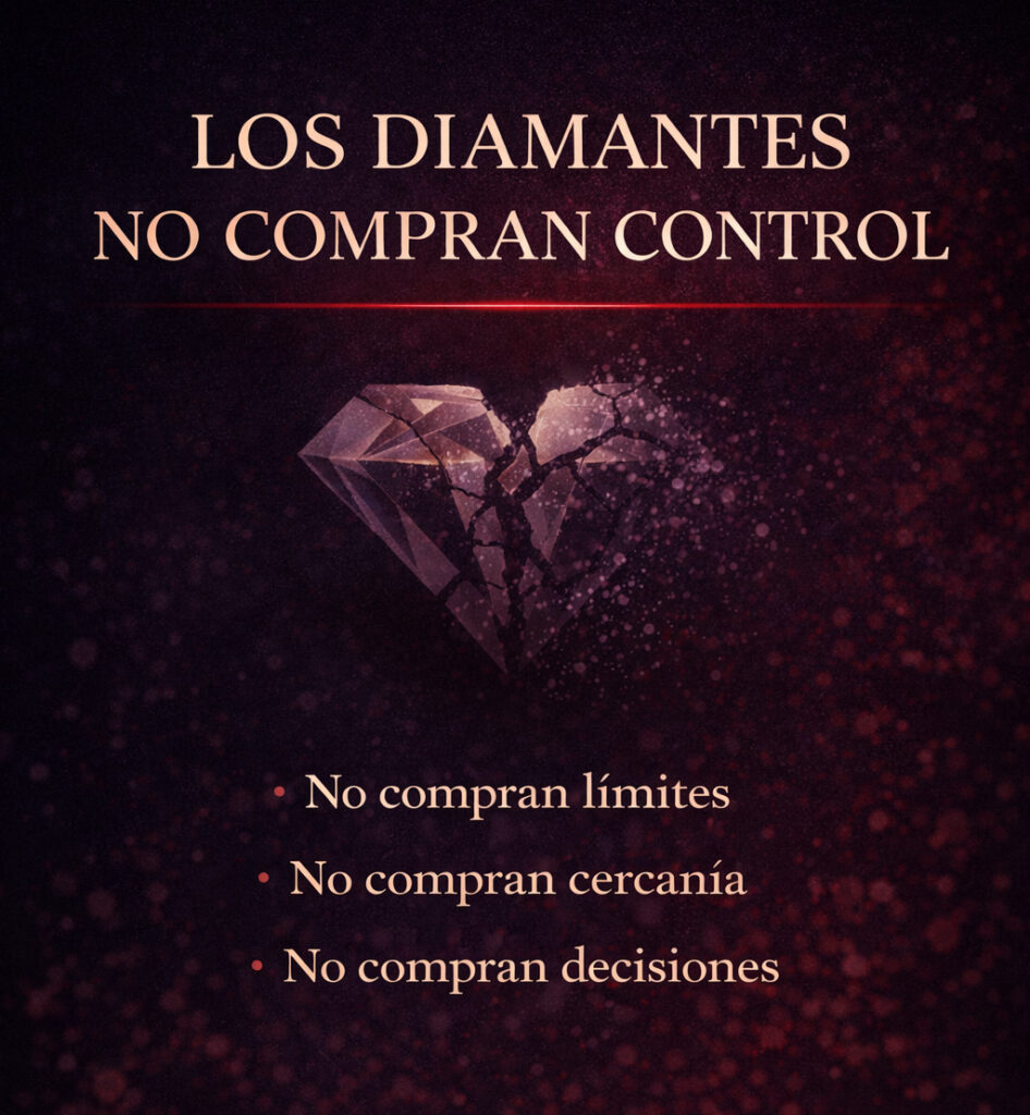 Frase clave para tu live: los diamantes no compran control